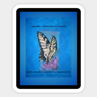 Swallowtail Butterfly Sticker